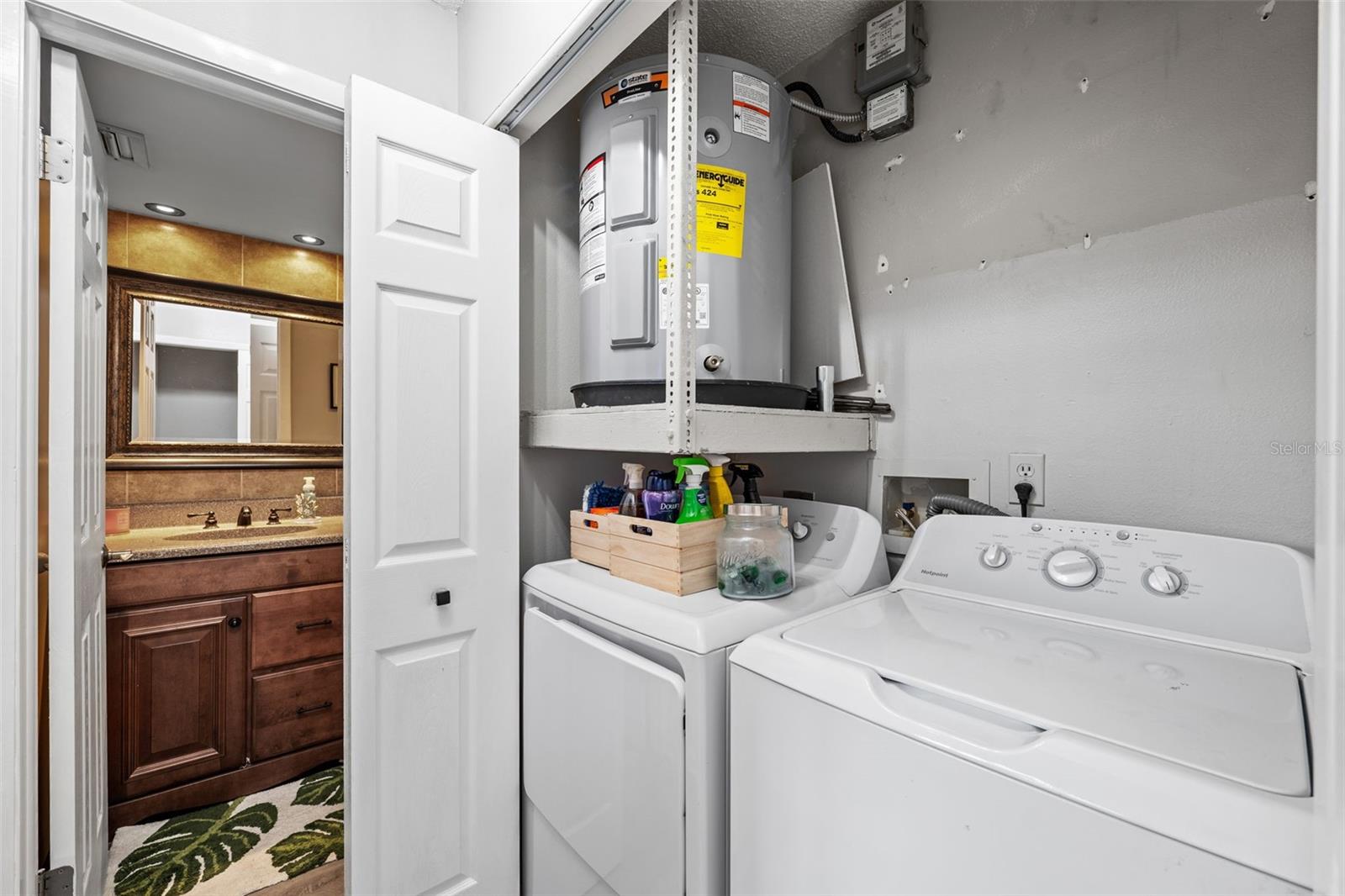 Laundry closet