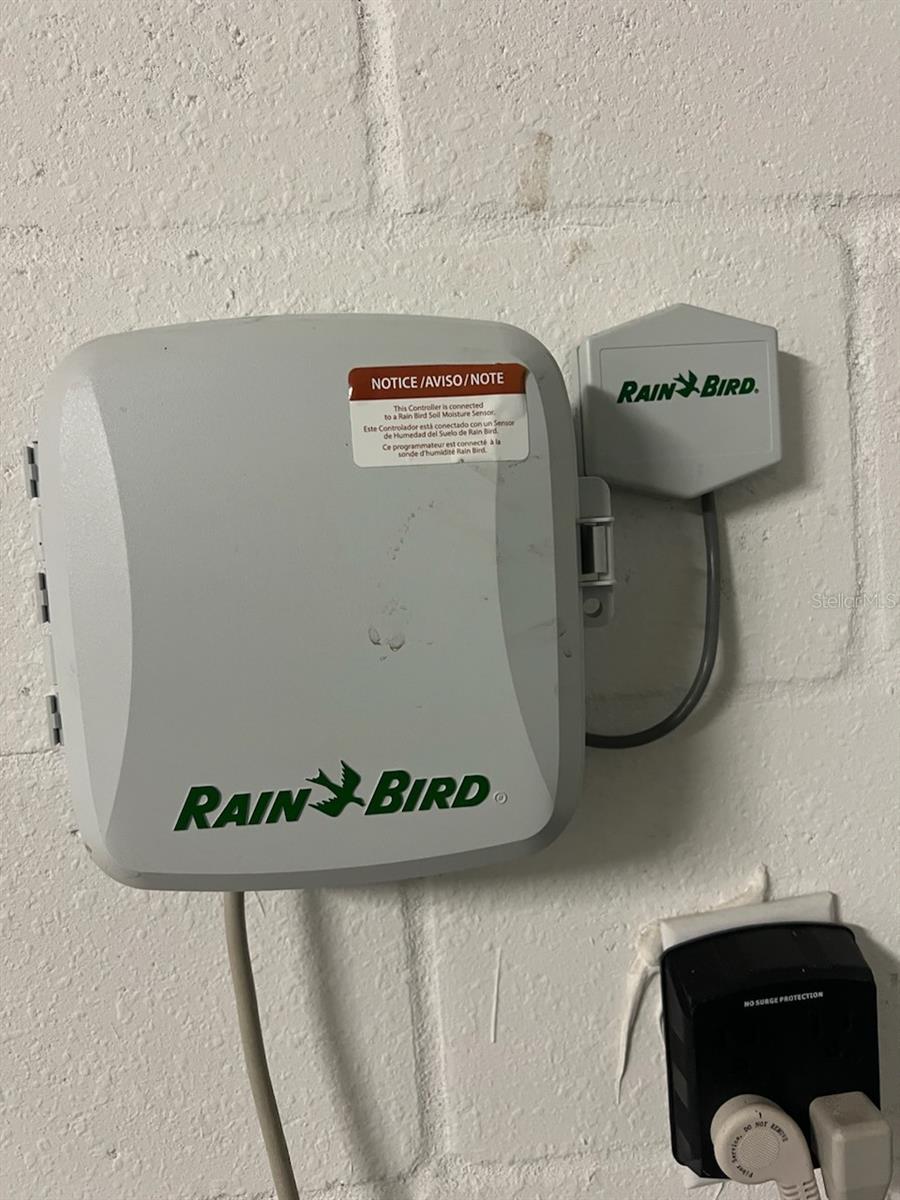 The Installed Rain Bird Sprinkler Control Module