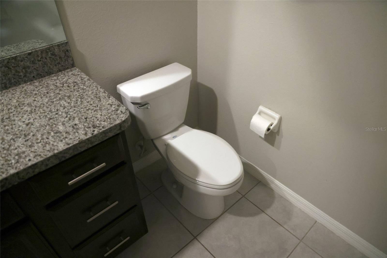 Commode for the front bathroom