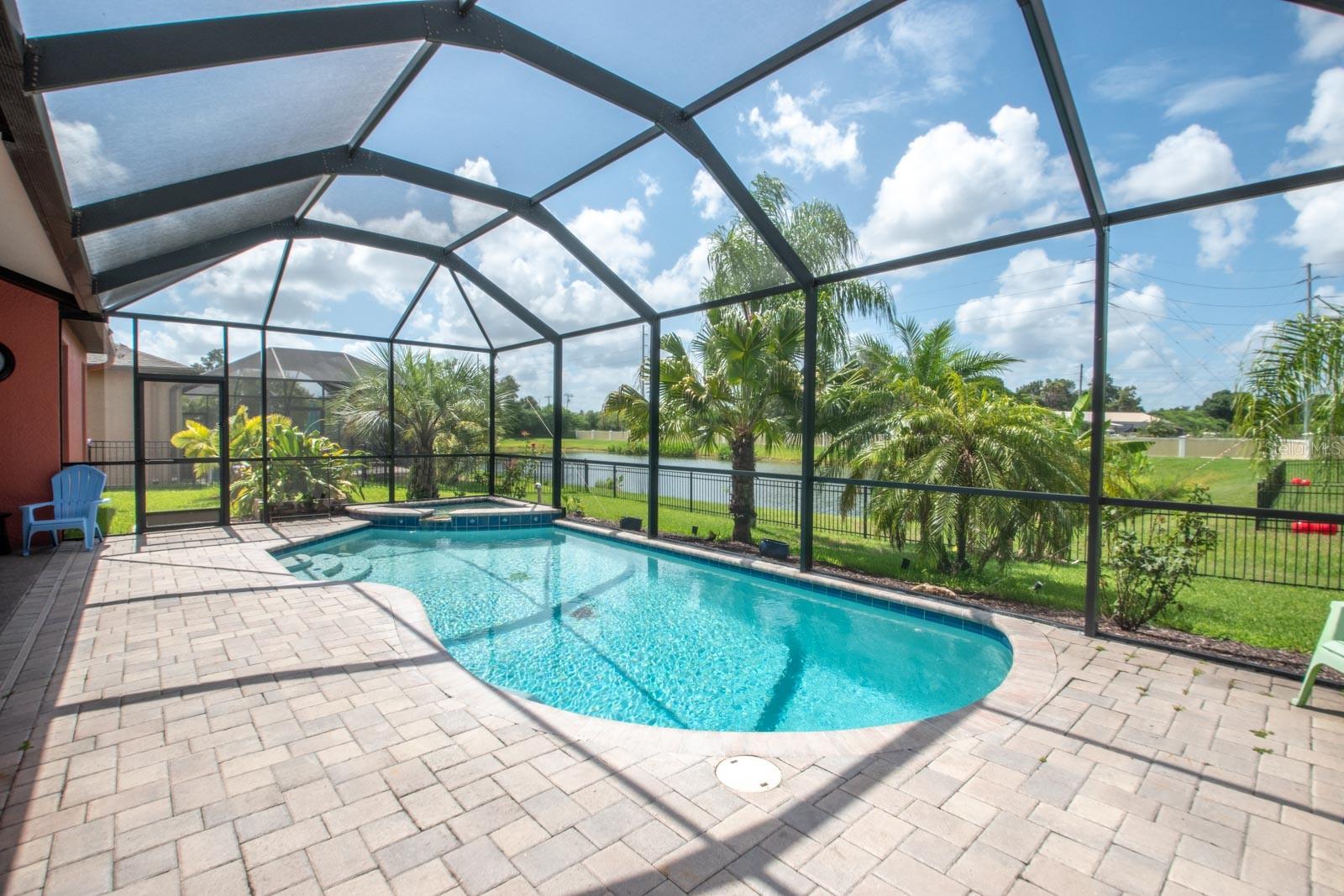 Pool & Spa with Pavered Pool Deck!