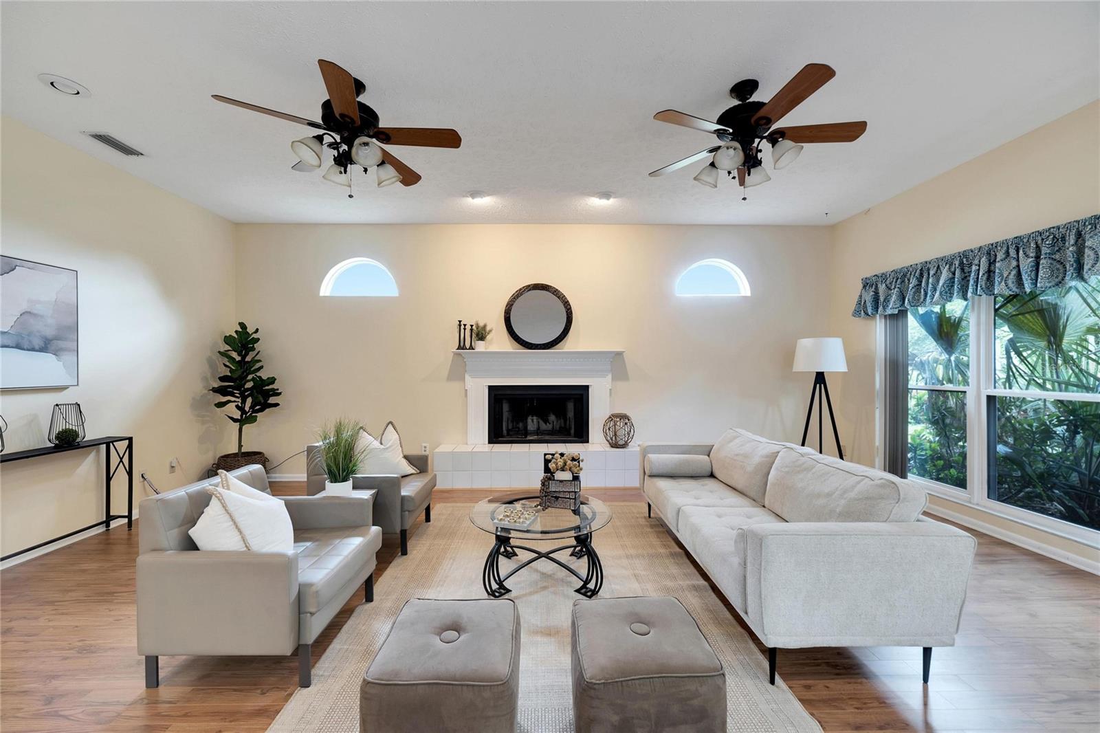 Family Room with Fireplace