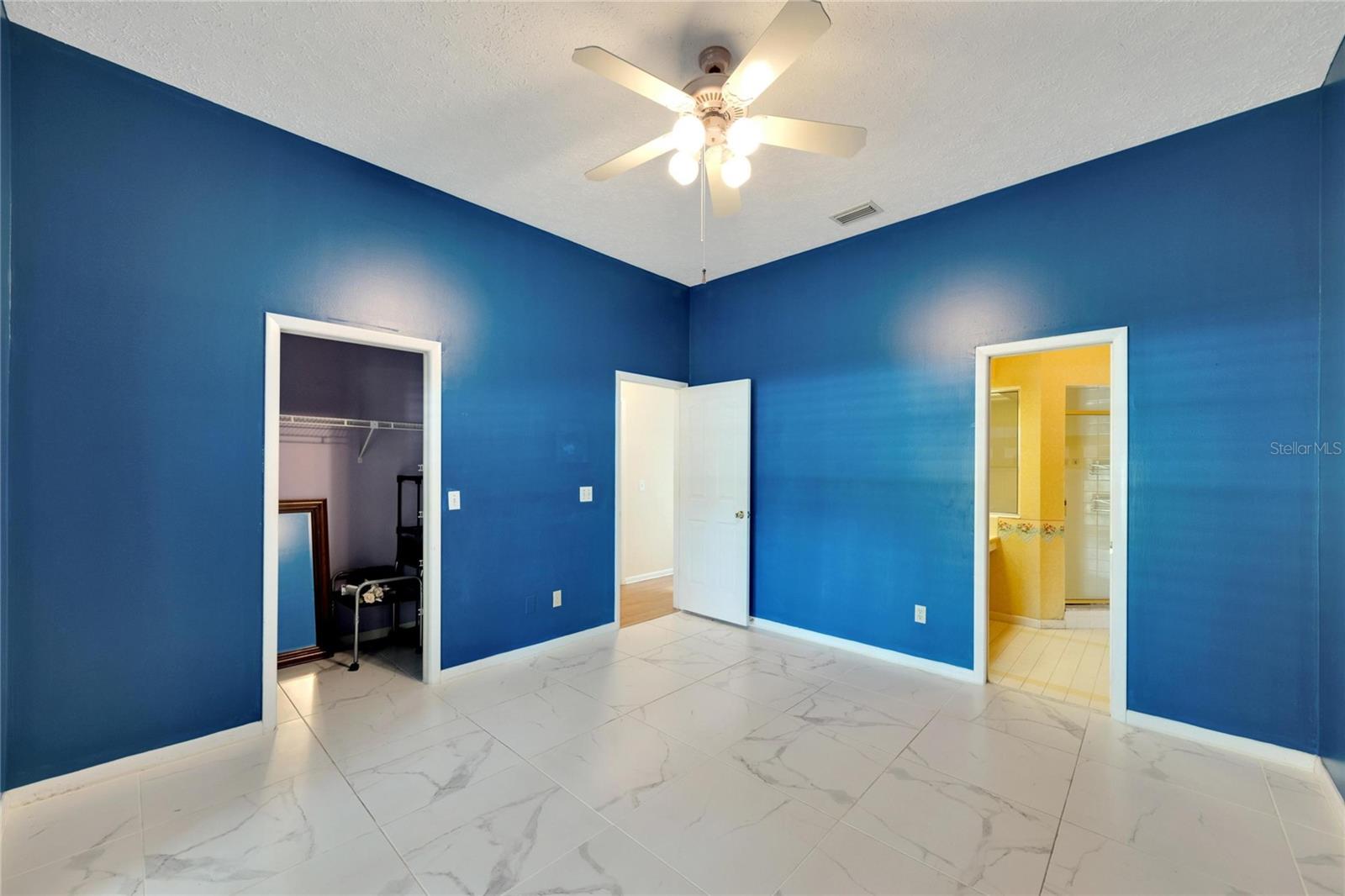 Second Master Bedroom - walk in closet and bath