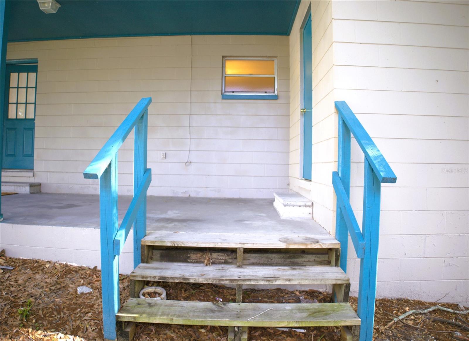 Carport access to Backyard