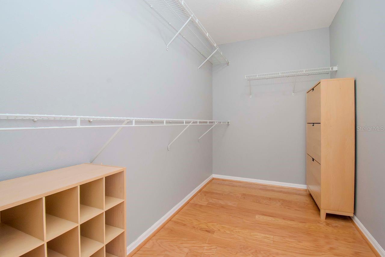 Walk-in closet Primary bedroom