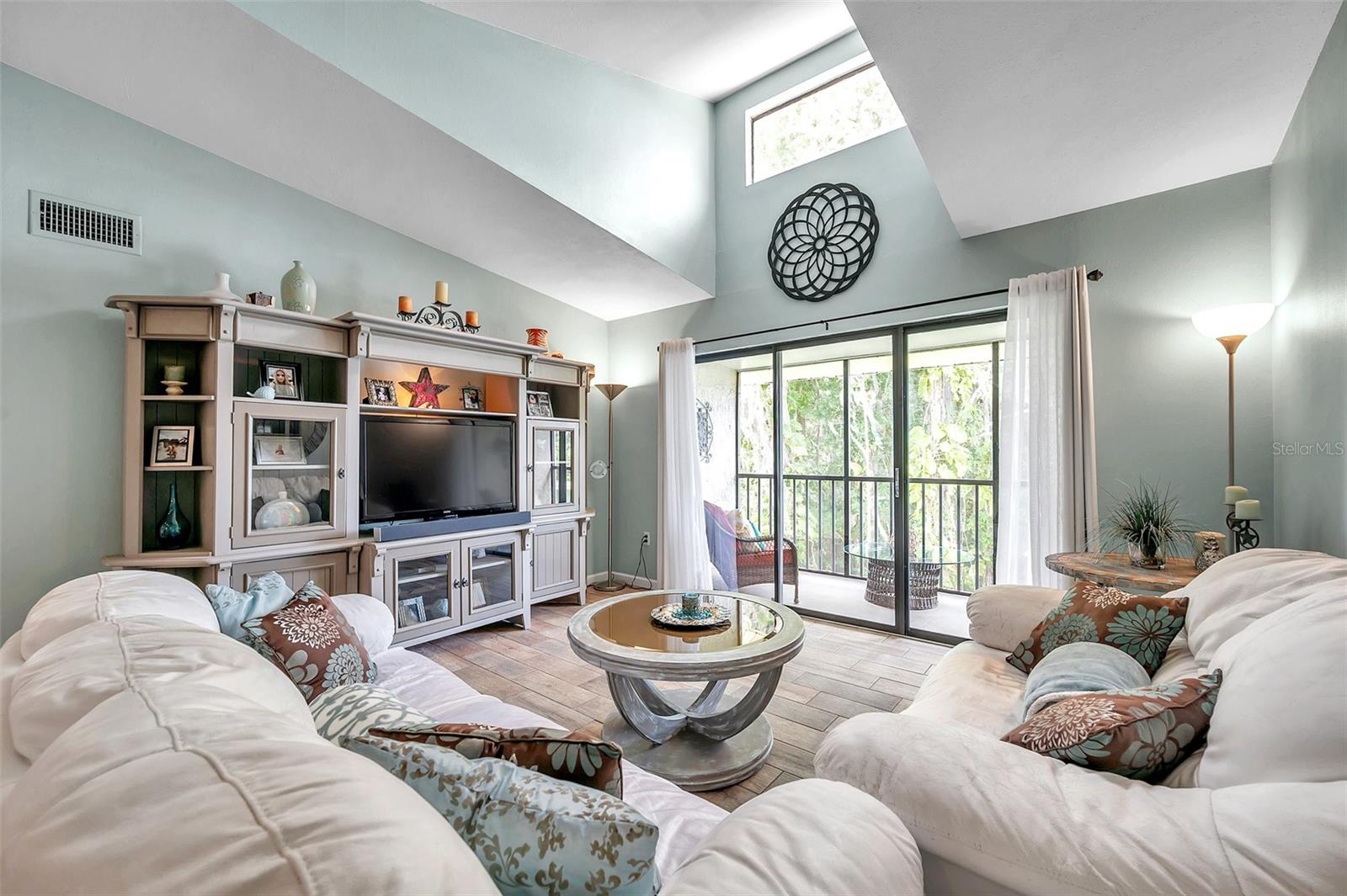 Gorgeous Vaulted ceilings as you enter your home