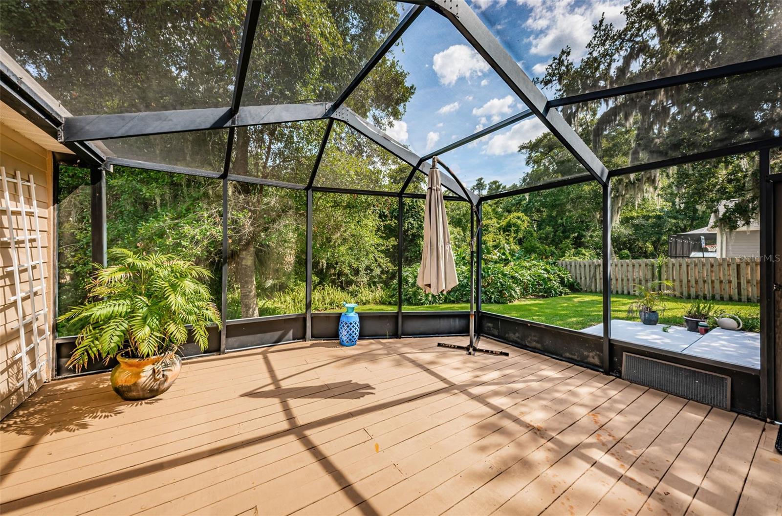 Serene Screened Patio