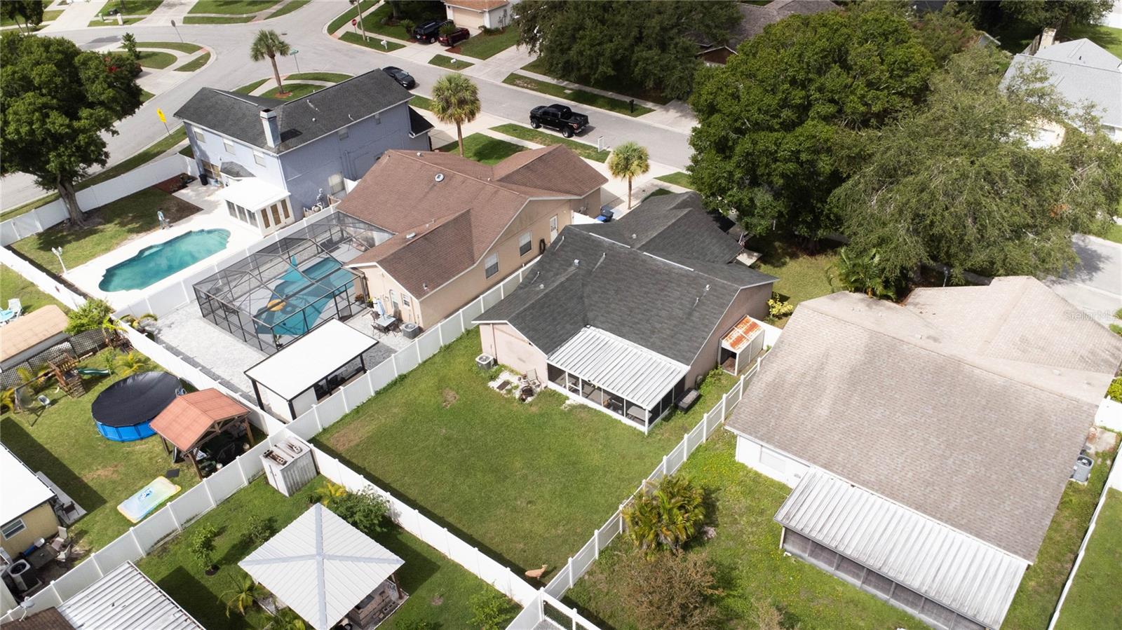 Aerial Backyard