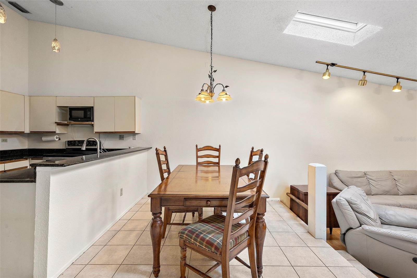 Dining room open to kitchen and living room