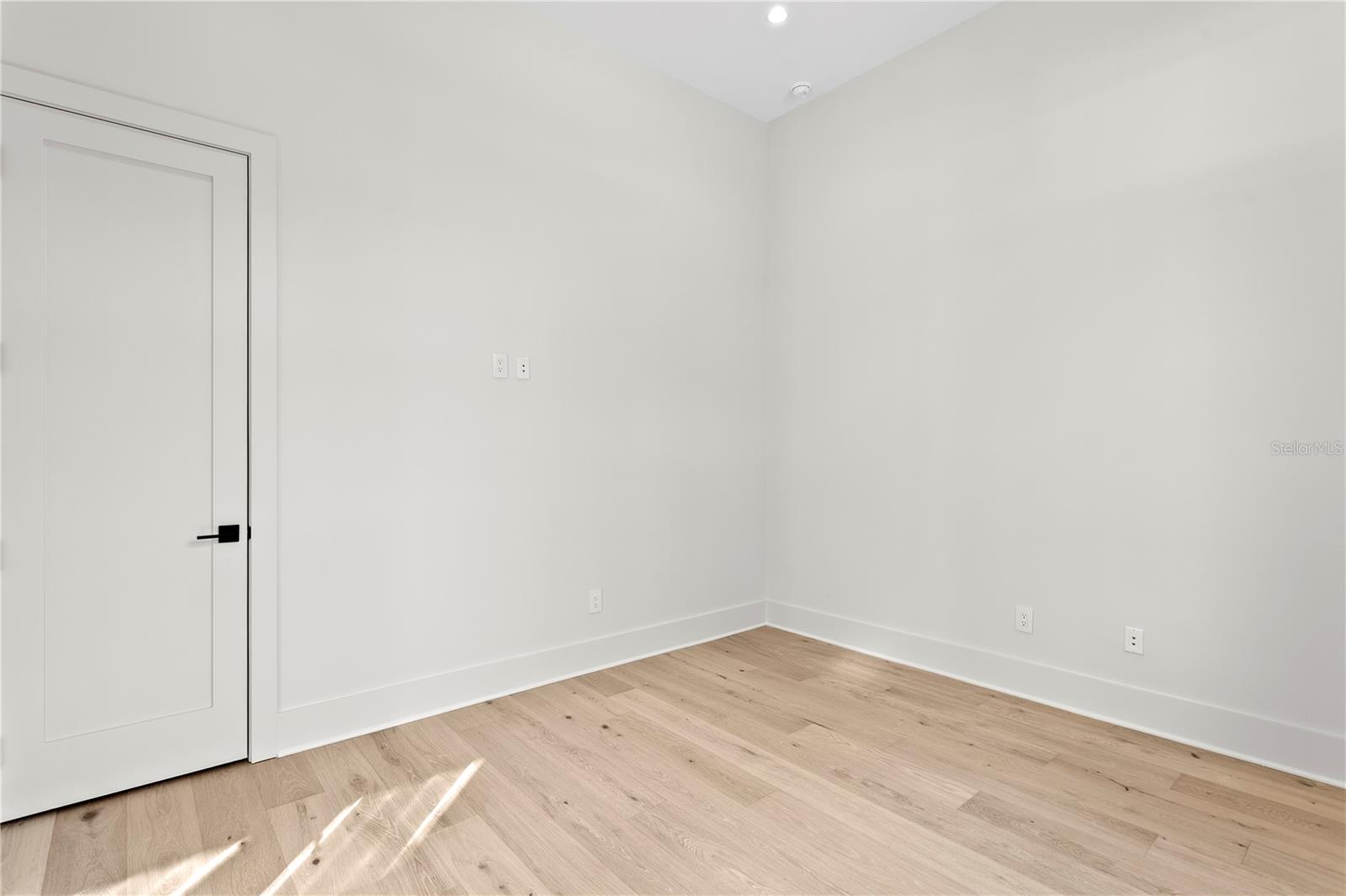 First floor office with glass doors