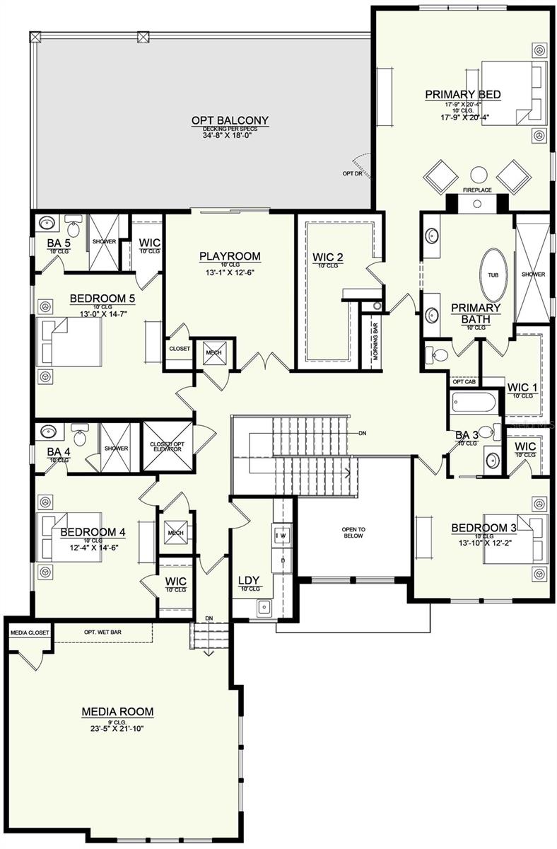 Second  Floor layout