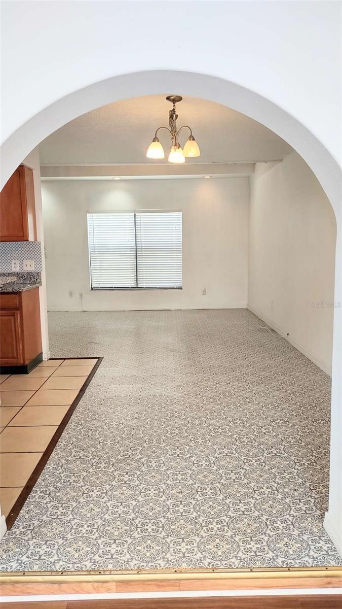 Breakfast Nook Next to the Huge Formal Dining Room