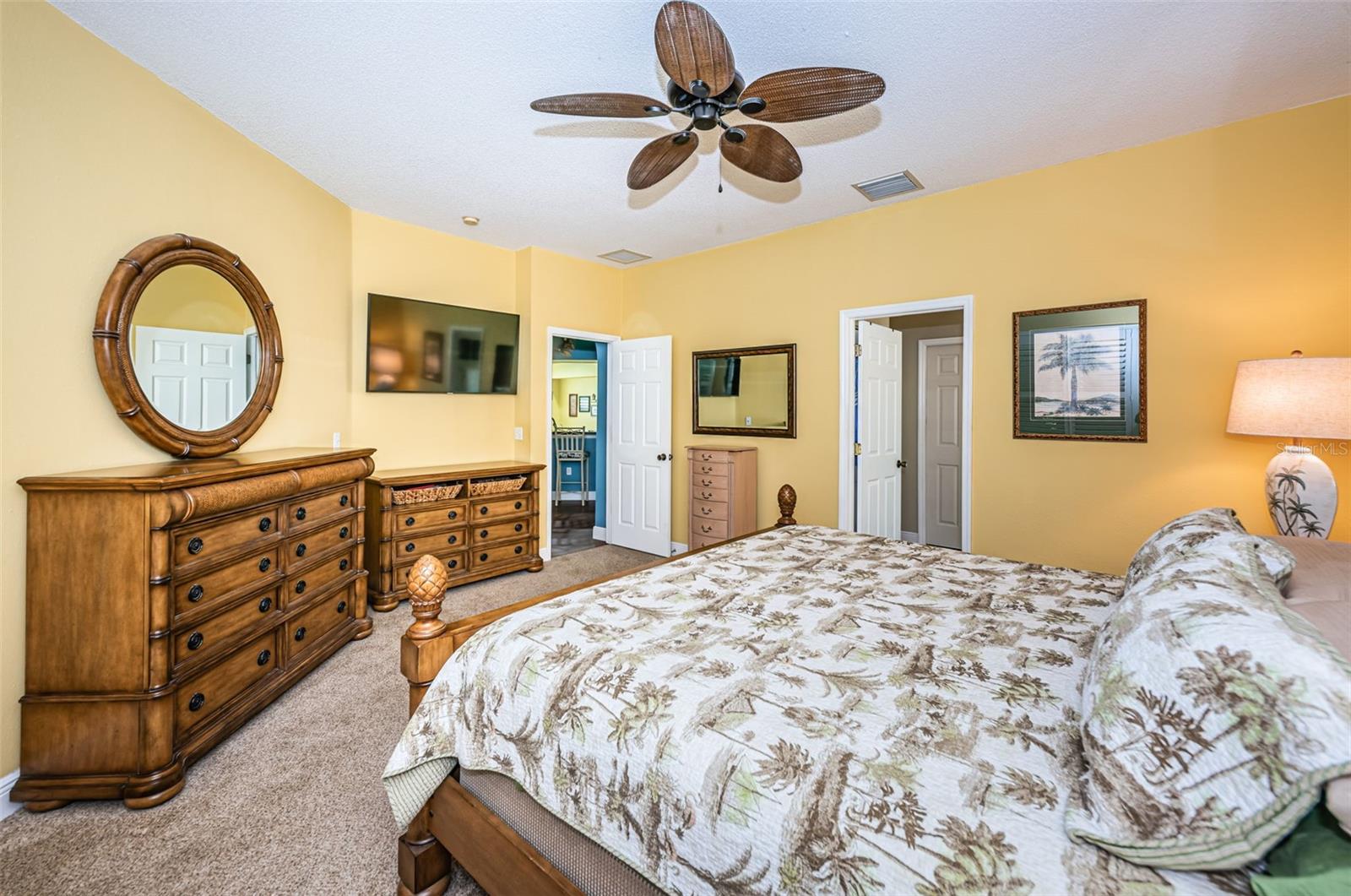 Primary Bedroom with furniture