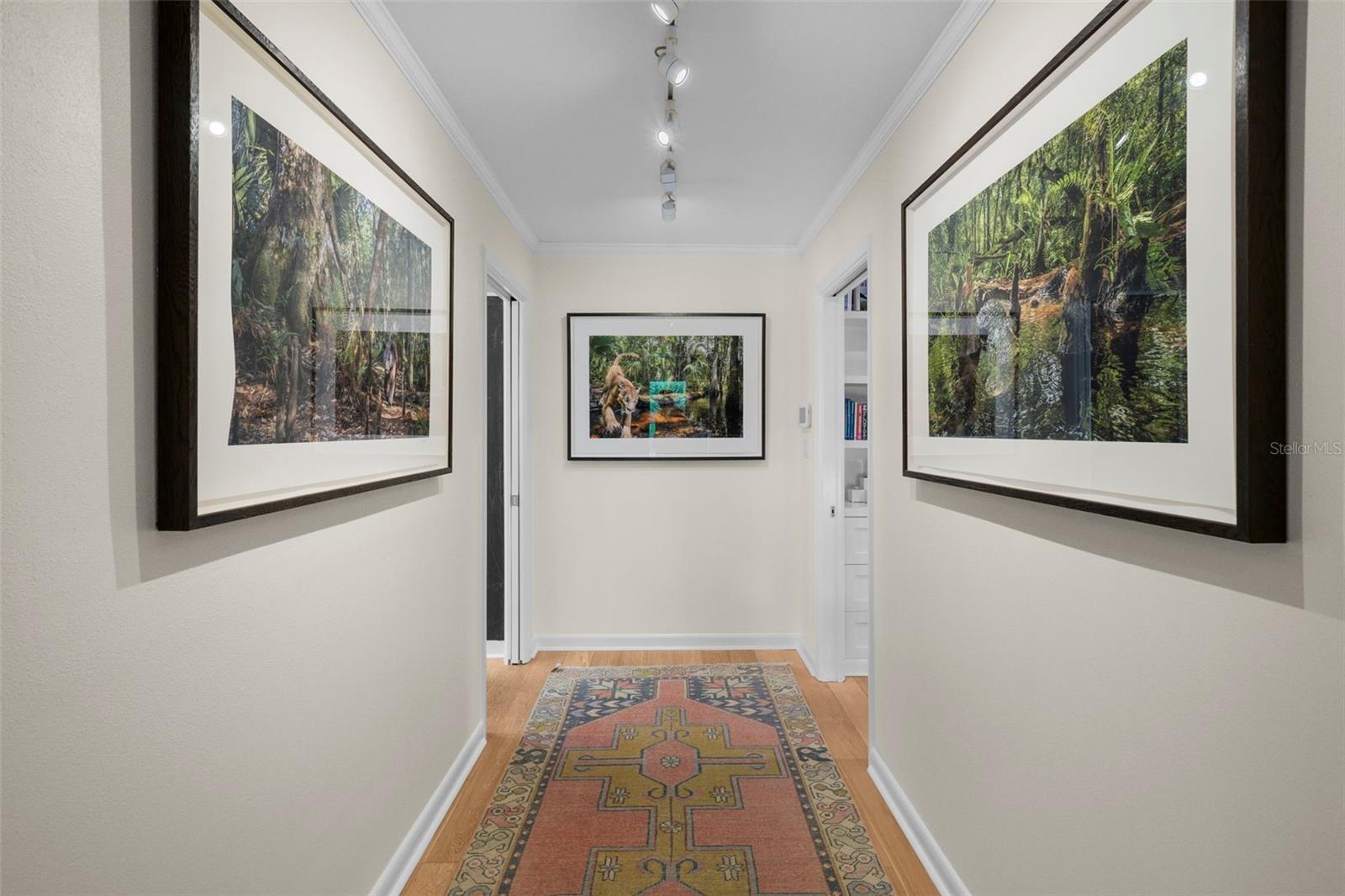 Foyer and access to garage