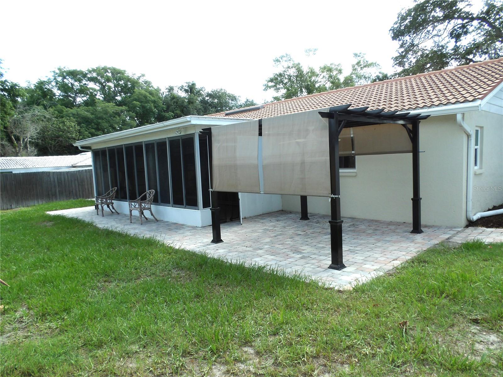 Paved Pergola - Perfect For Relaxing