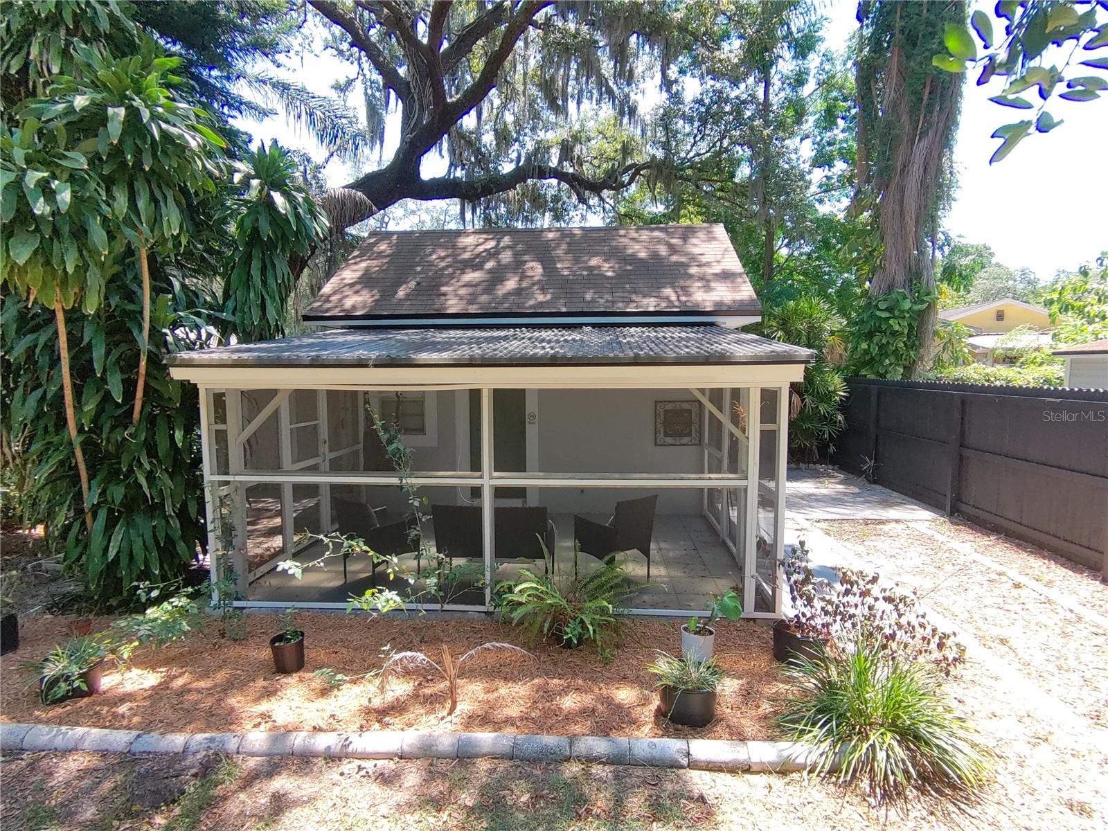 Guest Studio with screened porch