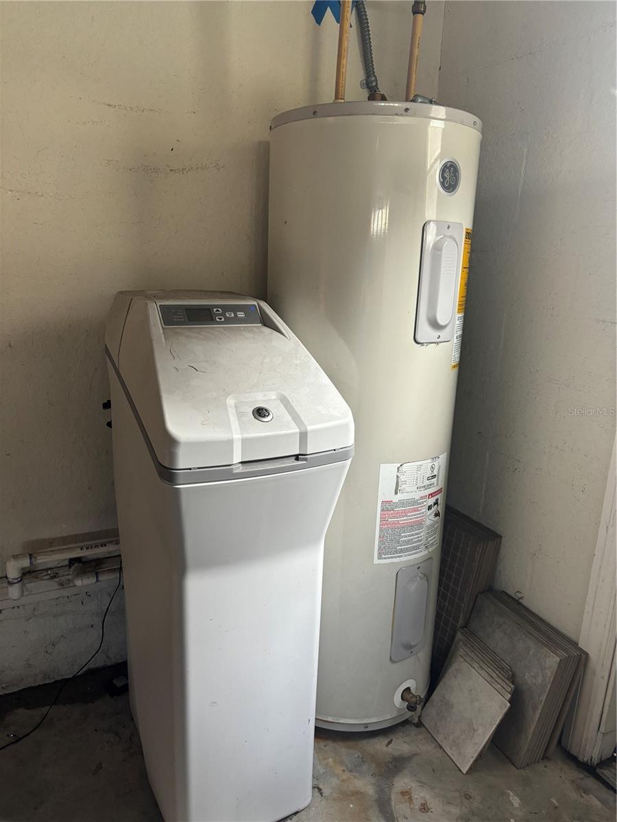 Water heater and water softener