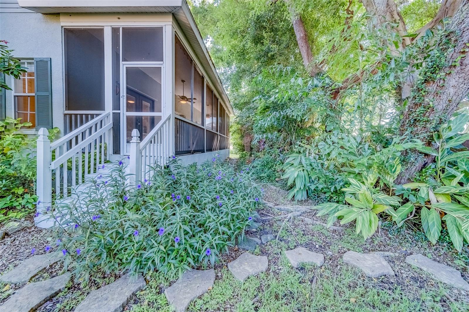 Stairs to porch