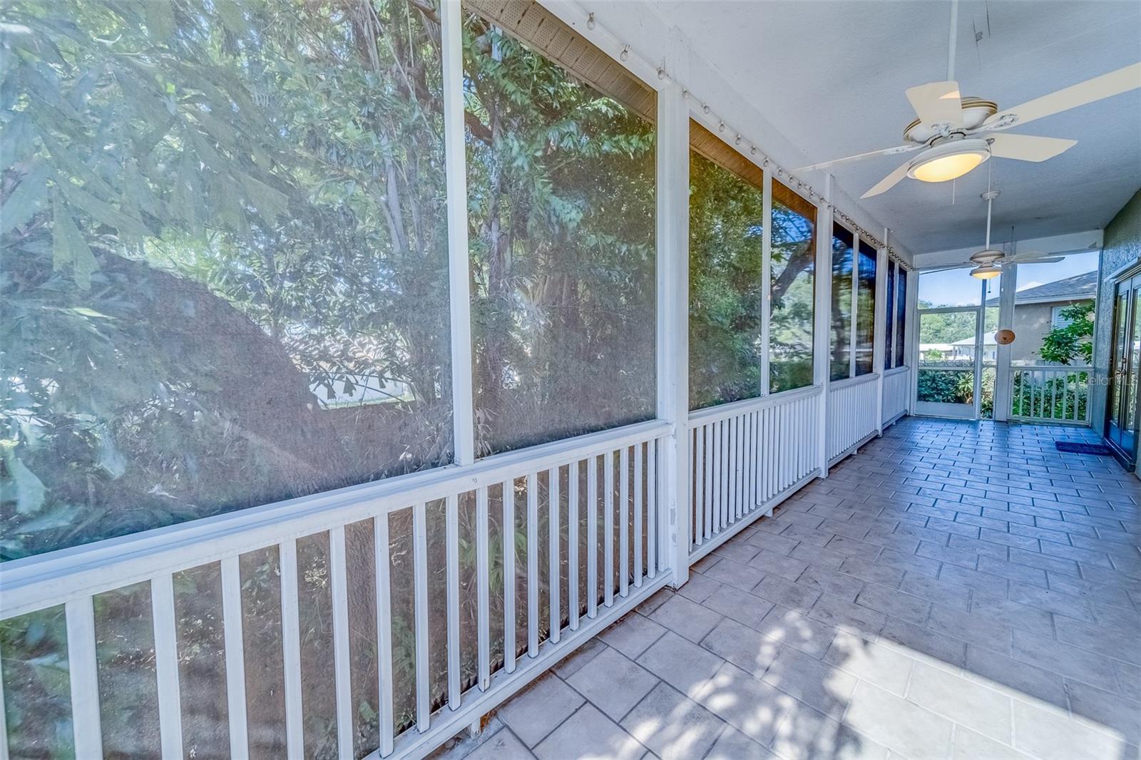 Screened in porch