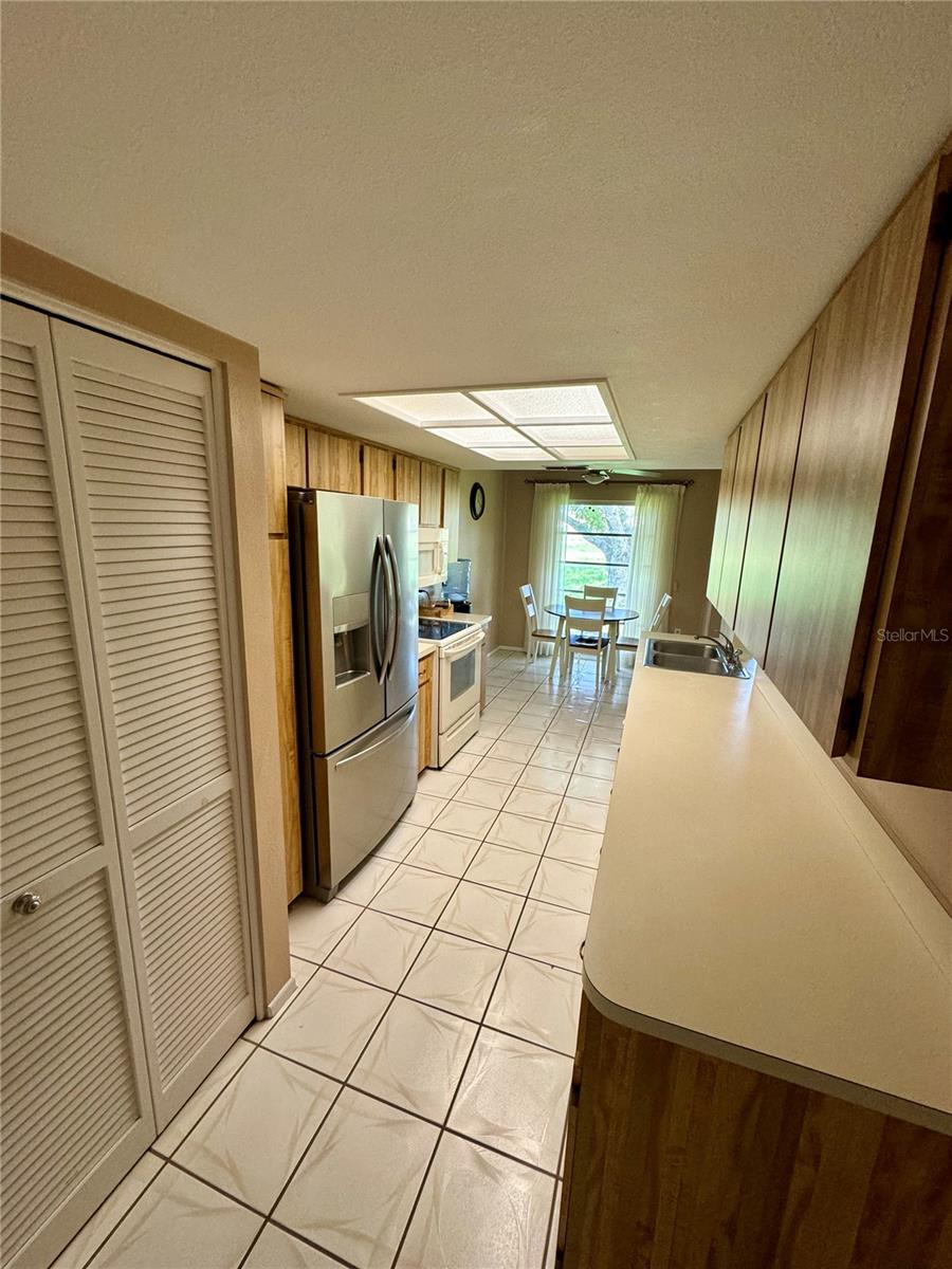 Spacious kitchen with generous pantry