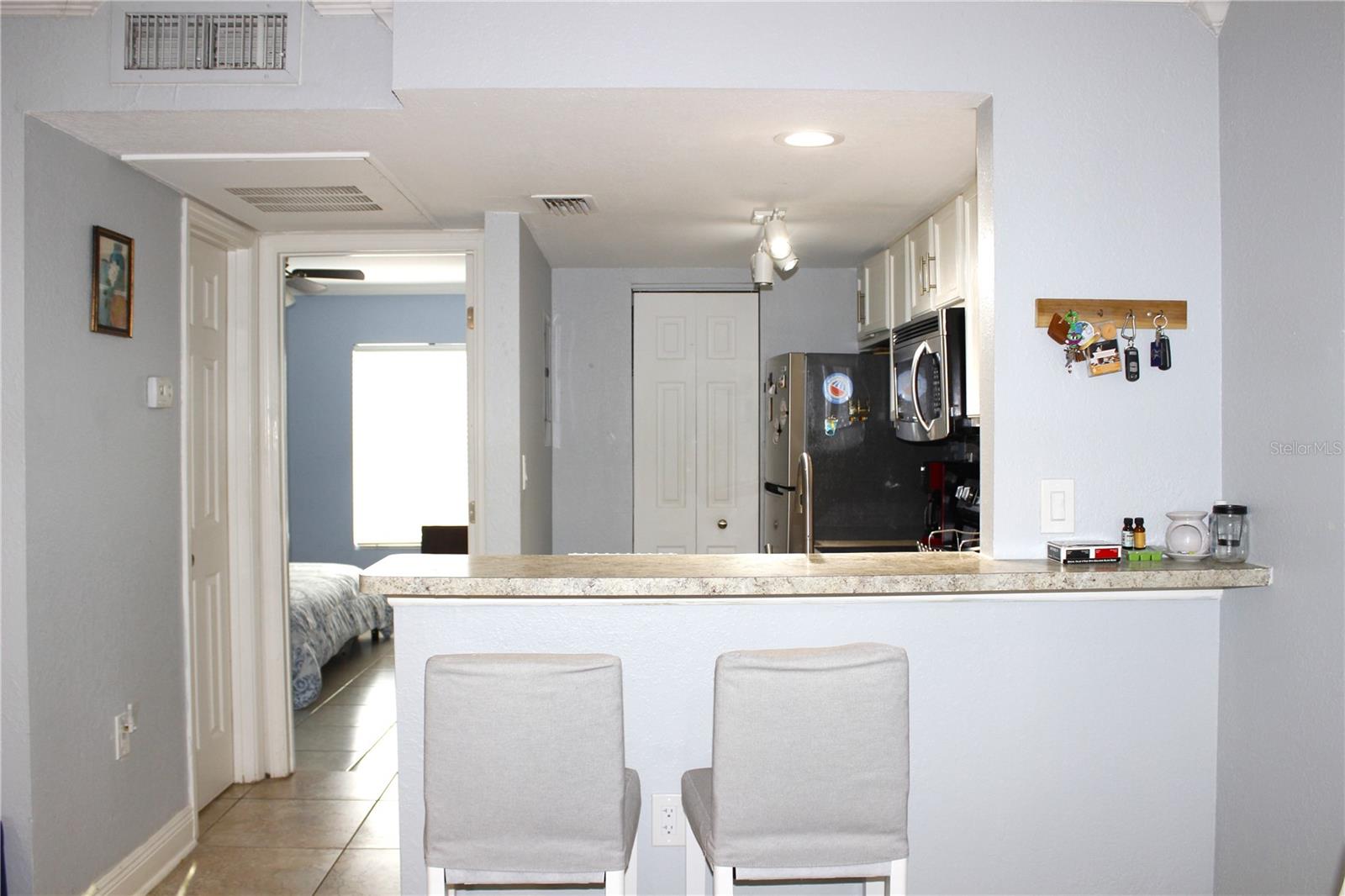 KITCHEN AND BEDROOM VIEW