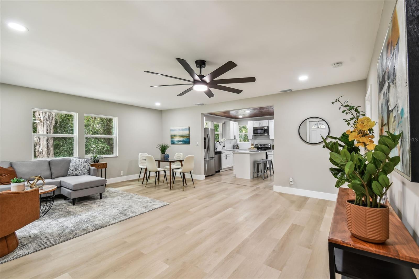 Living room/dining room combo