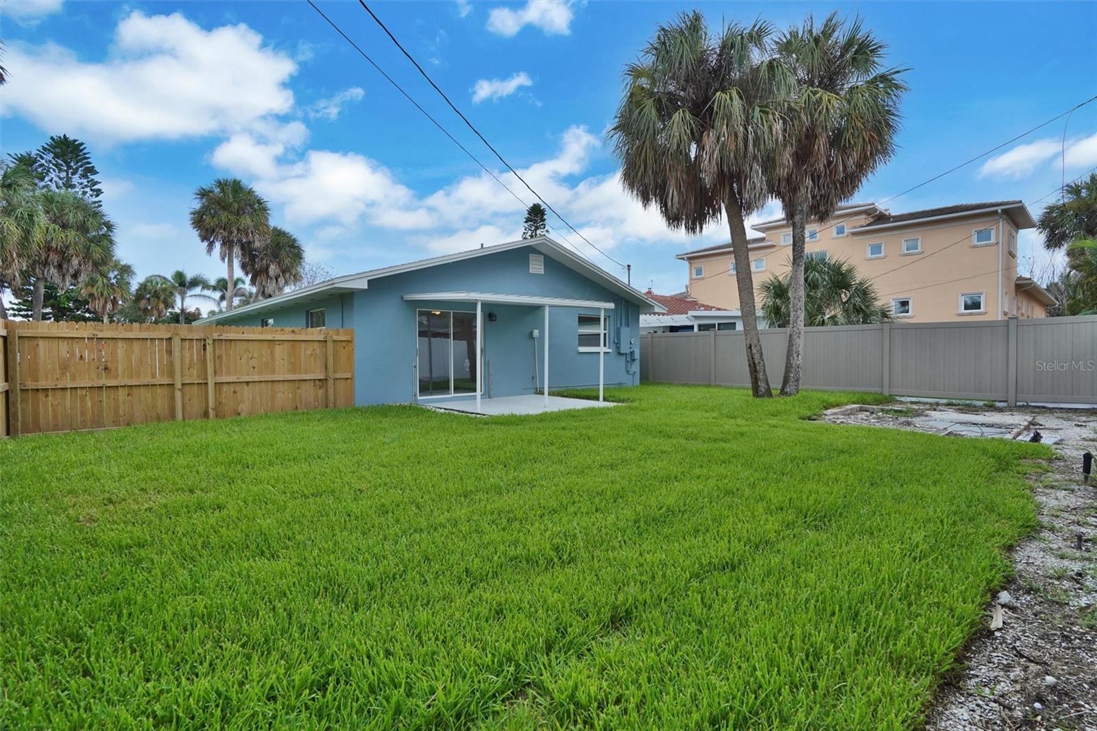 Fenced in yard