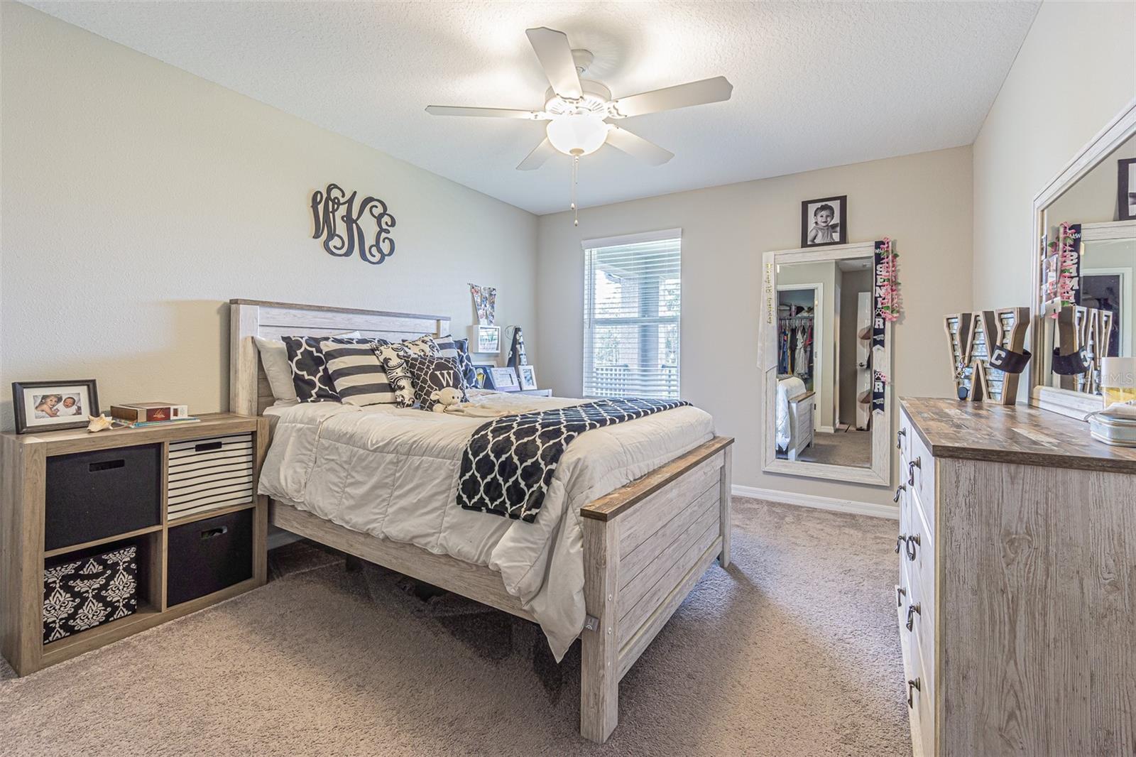 Bedroom 2 with large walk-in closet