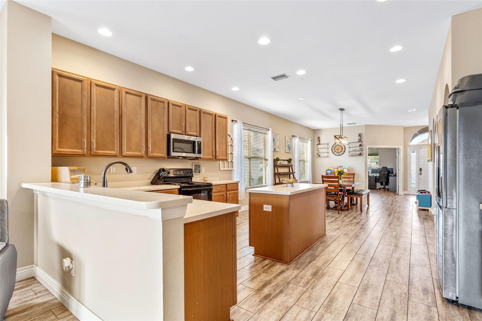 Kitchen view from family room