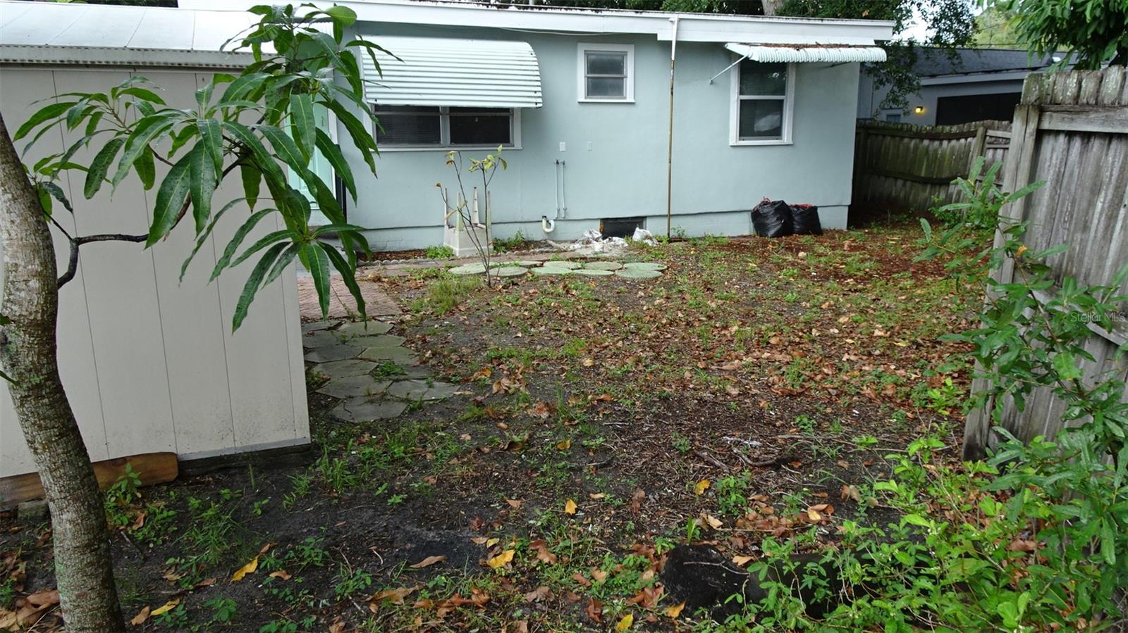 Fenced in rear yard