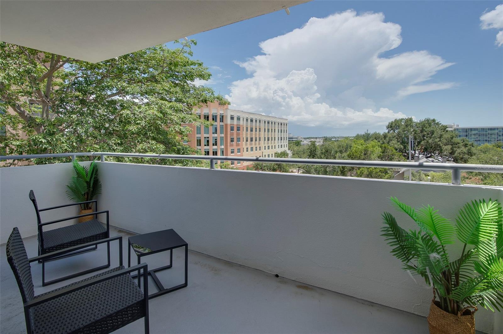 Balcony with views