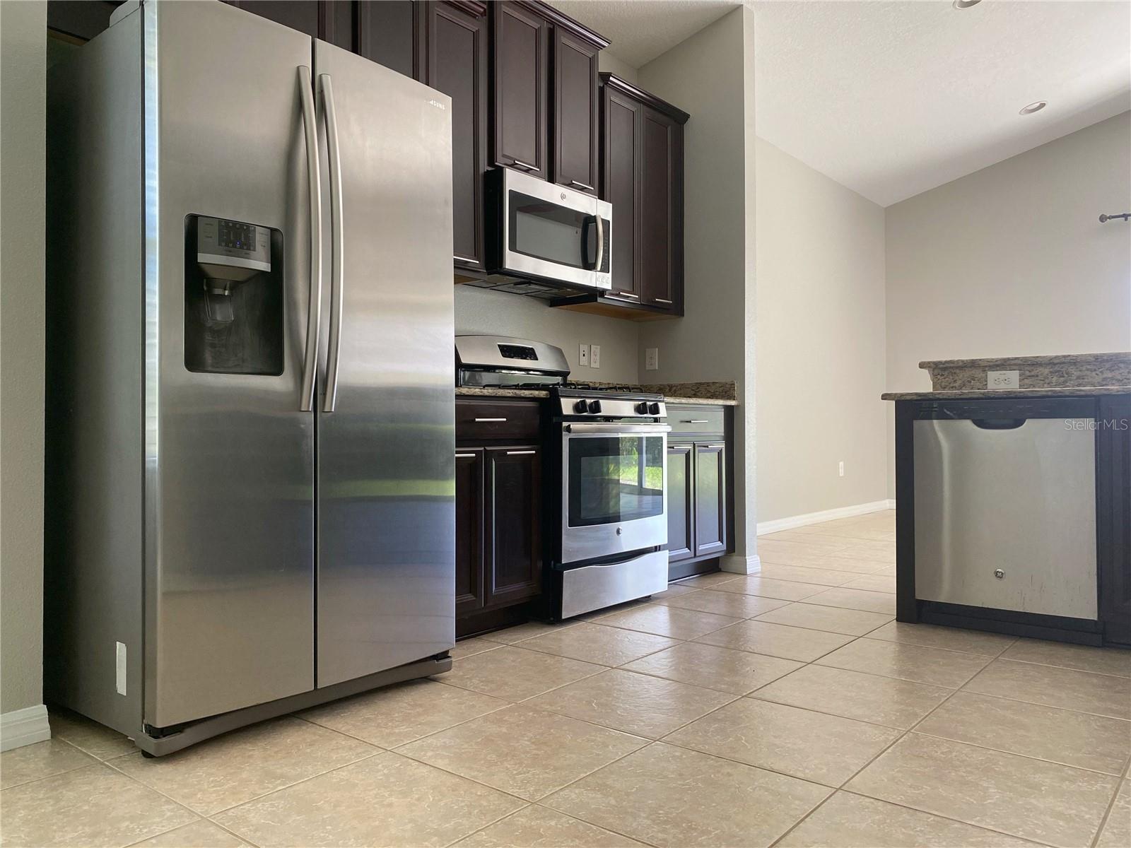 Kitchen (showing fridge, stove, and dishwasher)