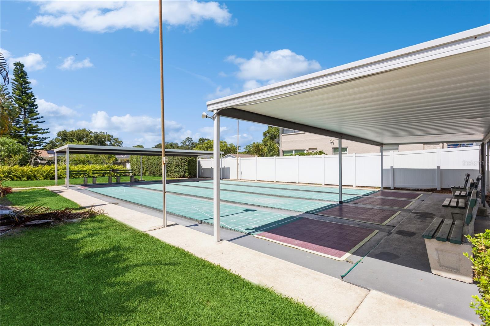 Shuffleboard Courts.