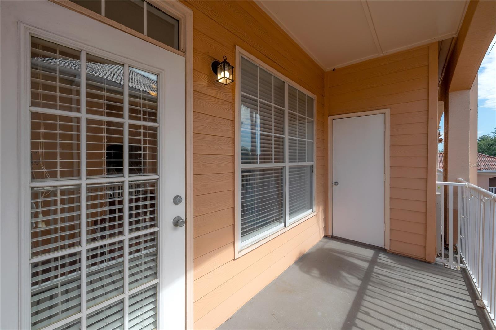 Exterior storage closet for sporting and pool items