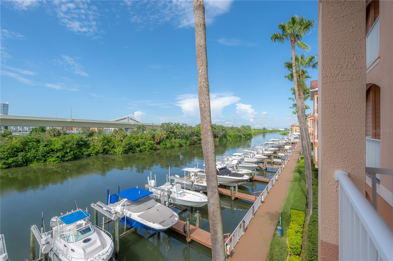 West view of the marina