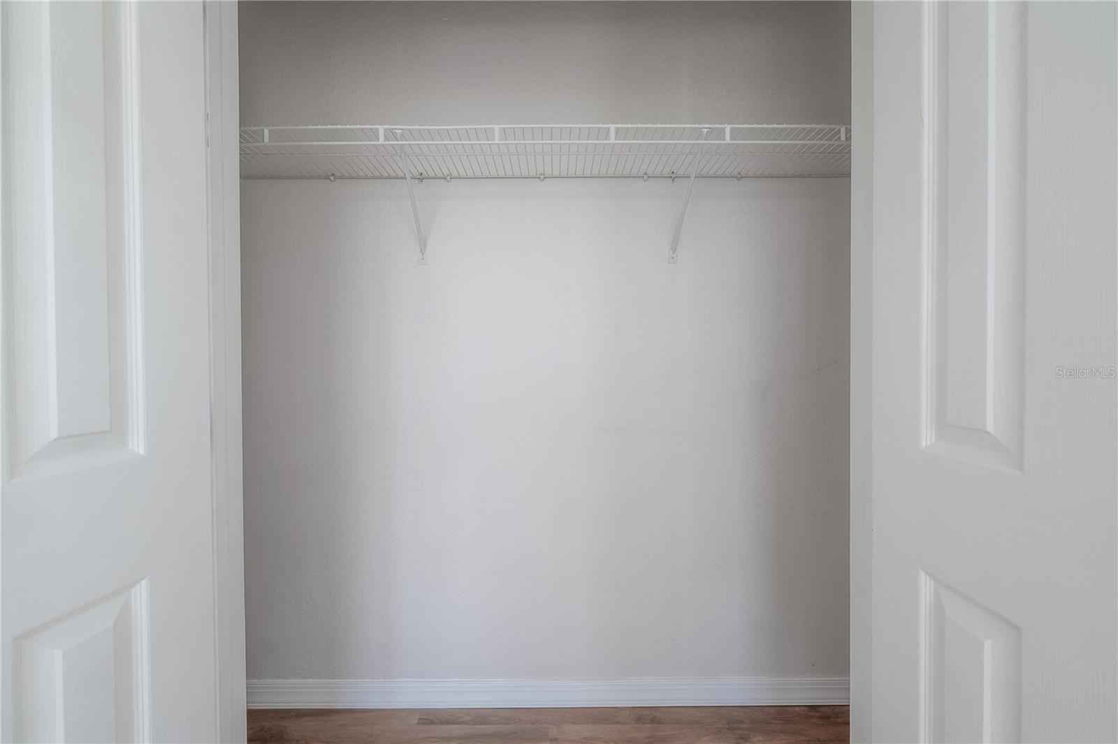 Double strip closet in Bedroom 2