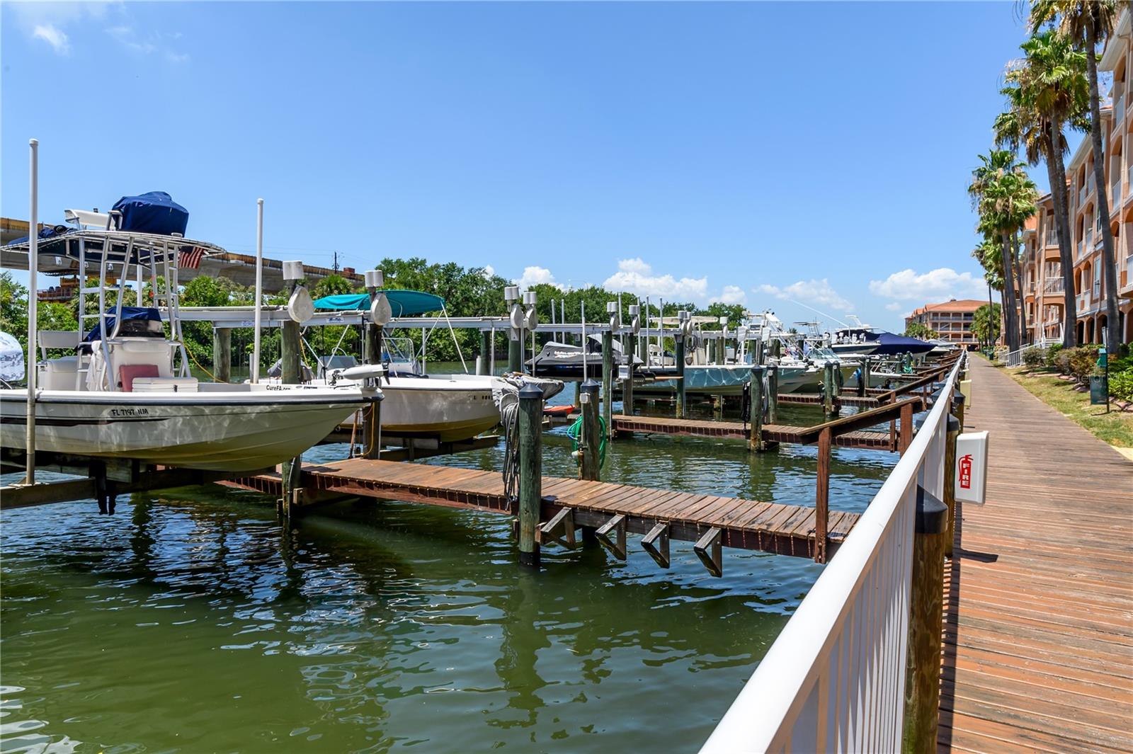 Marina boardwalk