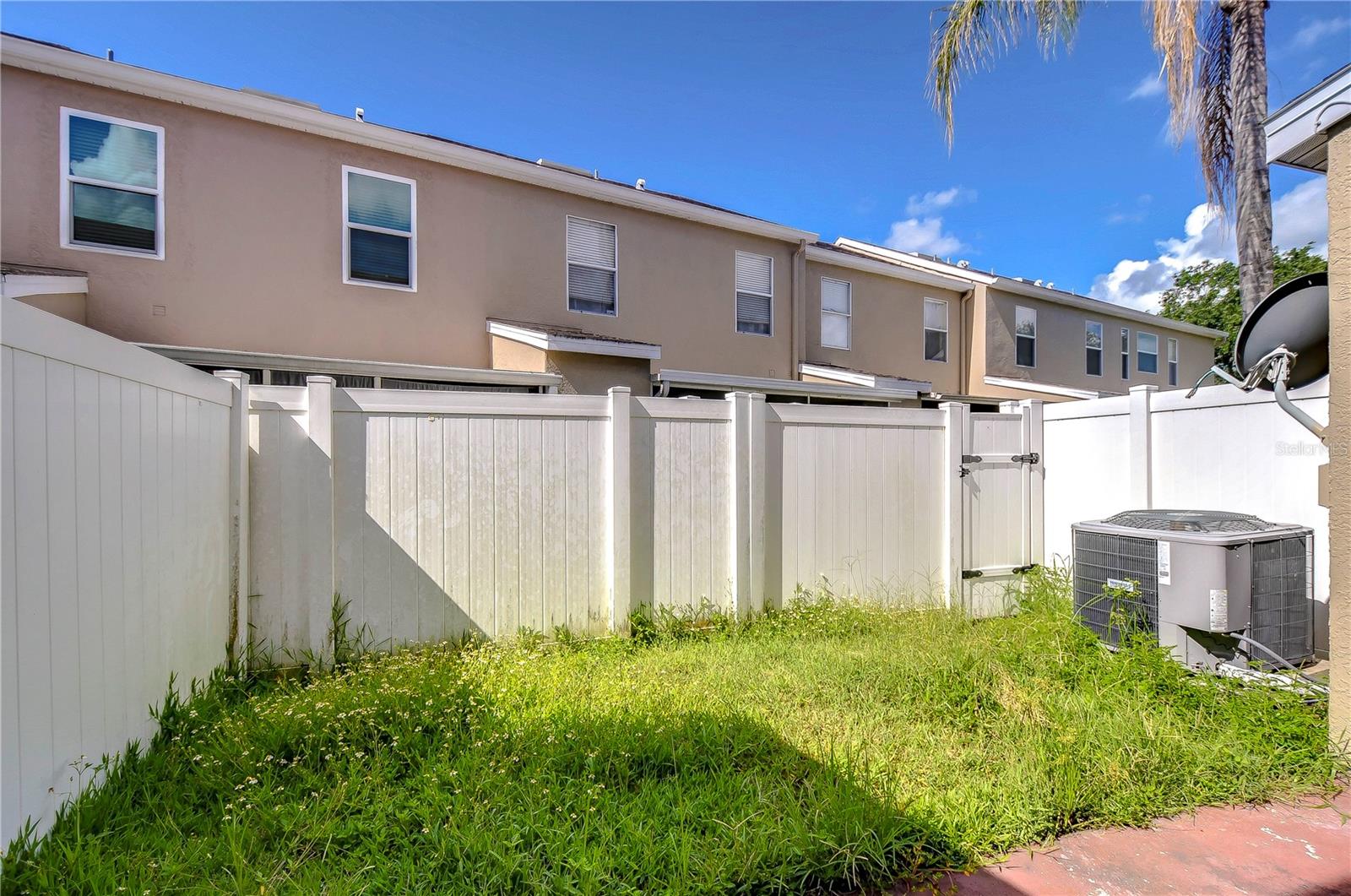 Fenced backyard!