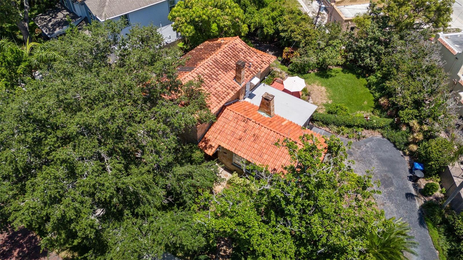 Aerial of property