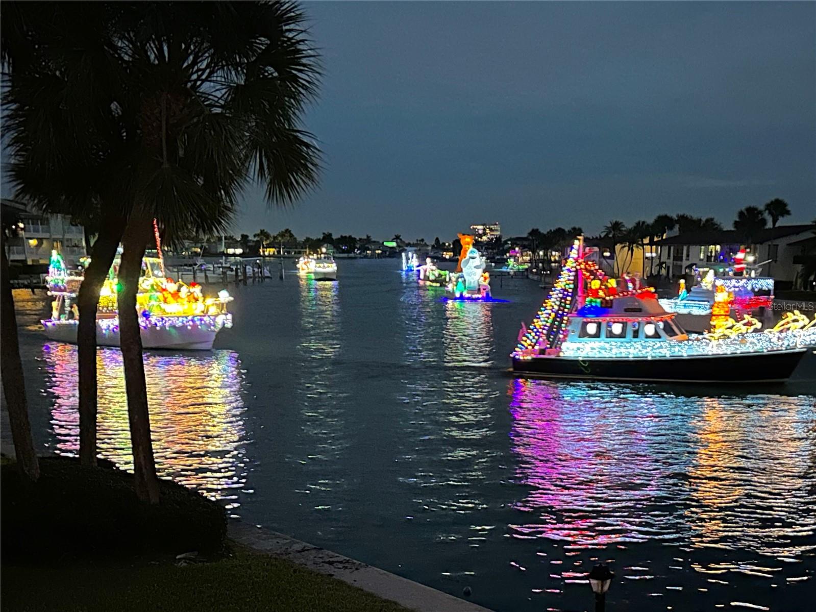 No admission required for the best seat to the Treasure Island annual boat parade