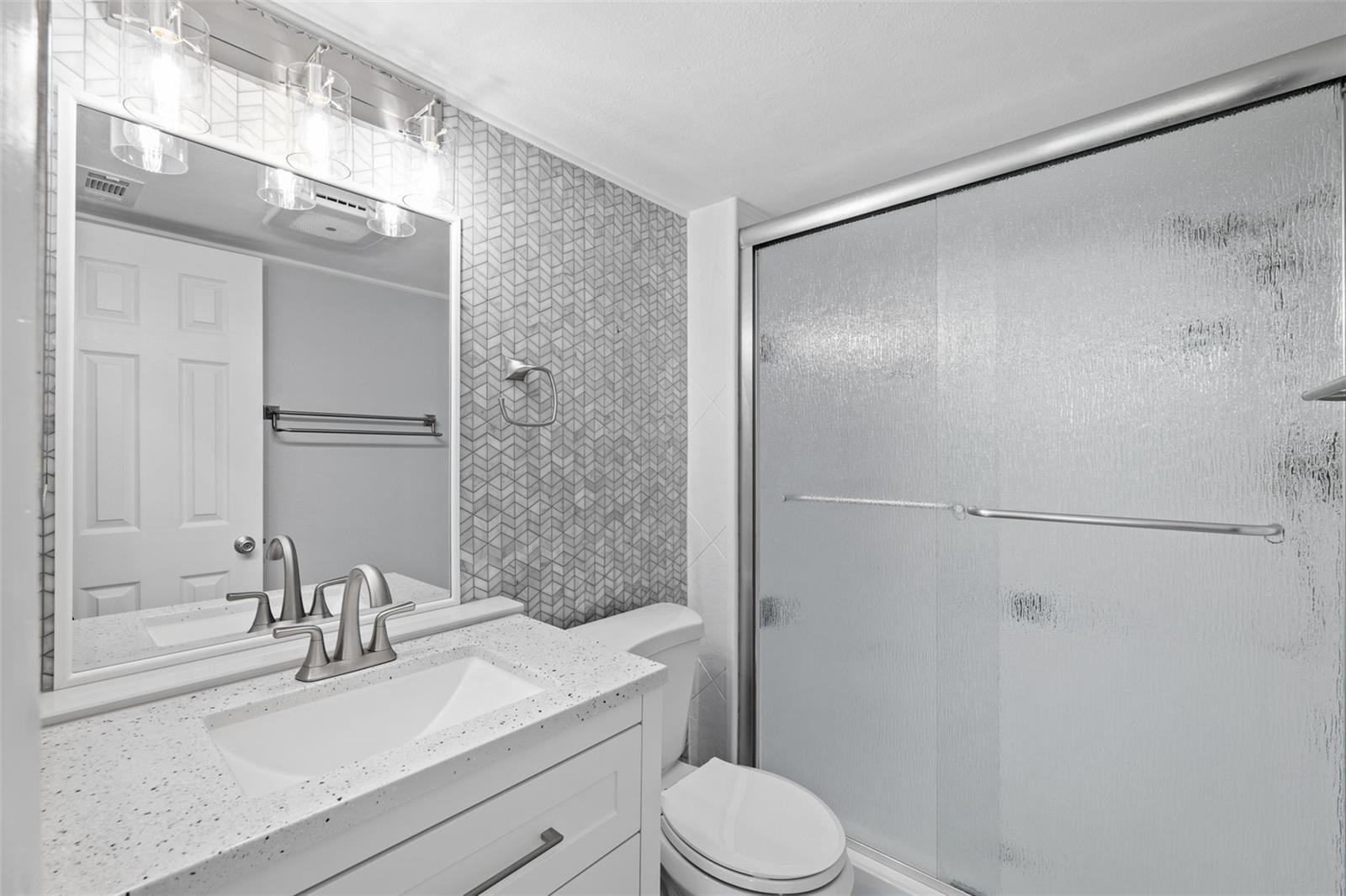 Updated Owners Bathroom with Walk-in Shower