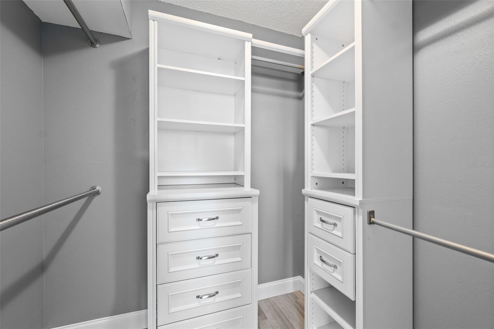 Owners Closet with Built-ins