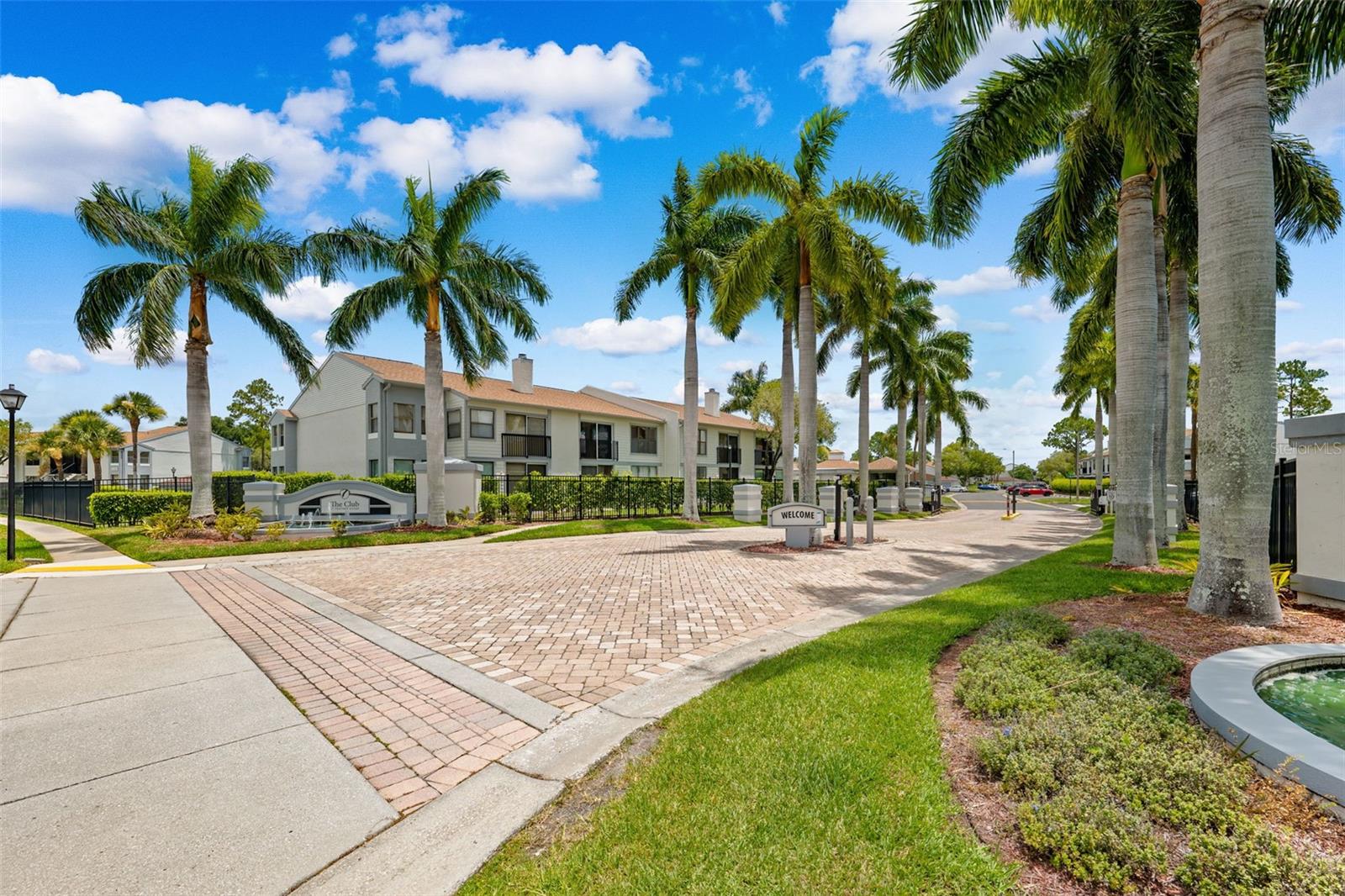 Beautifully Landscaped Entrance