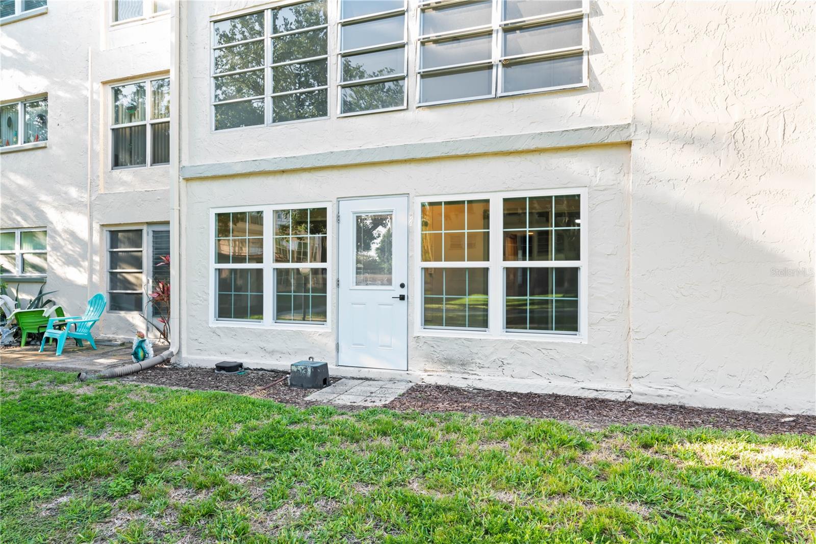 Back Door Facing Sunroom