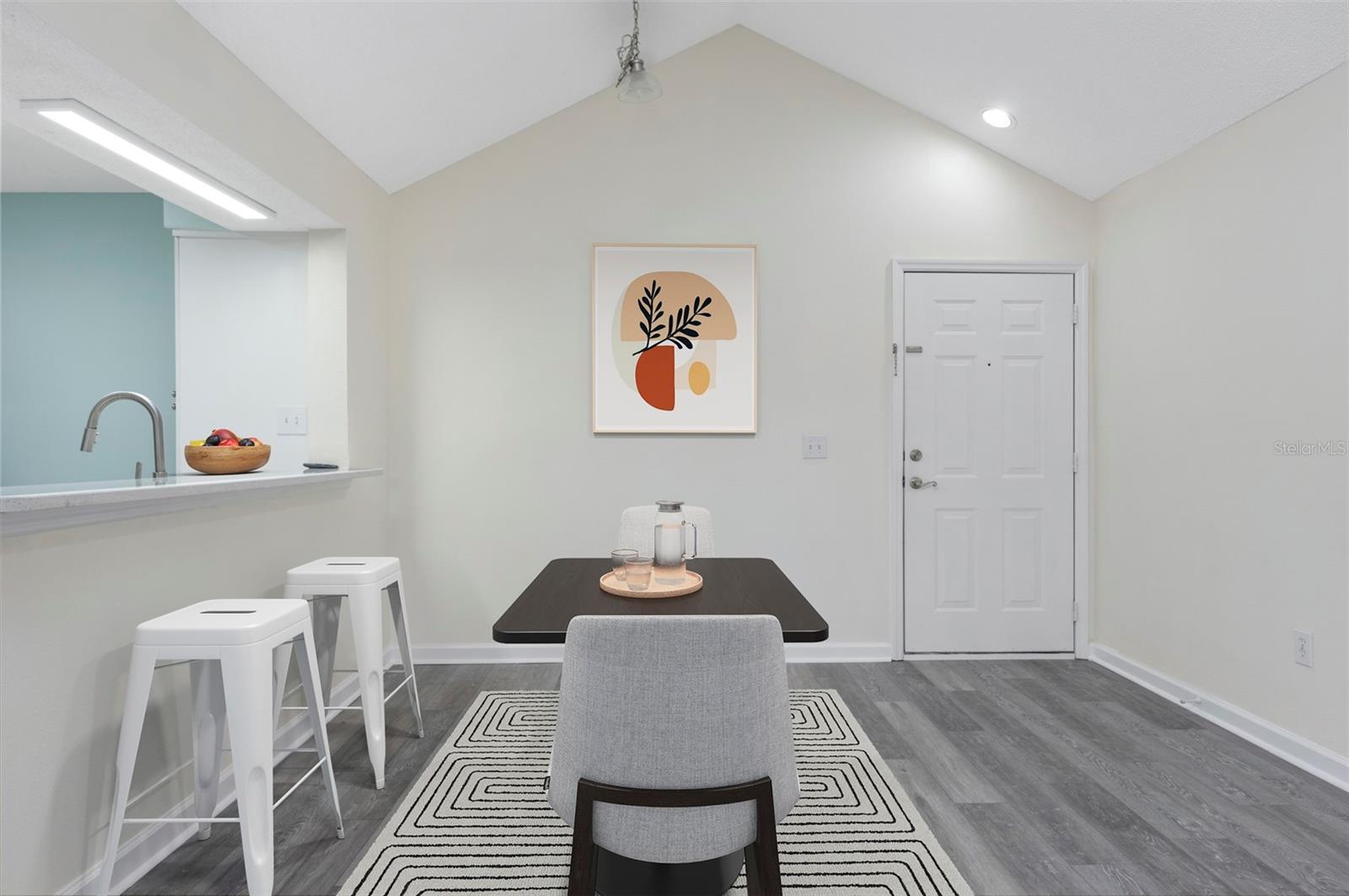 Dining Area and Barstool Seating