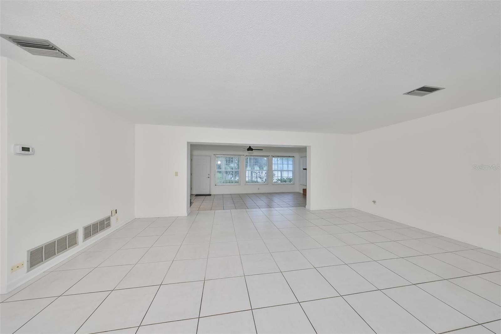 Living Room from Foyer Upon Entry.