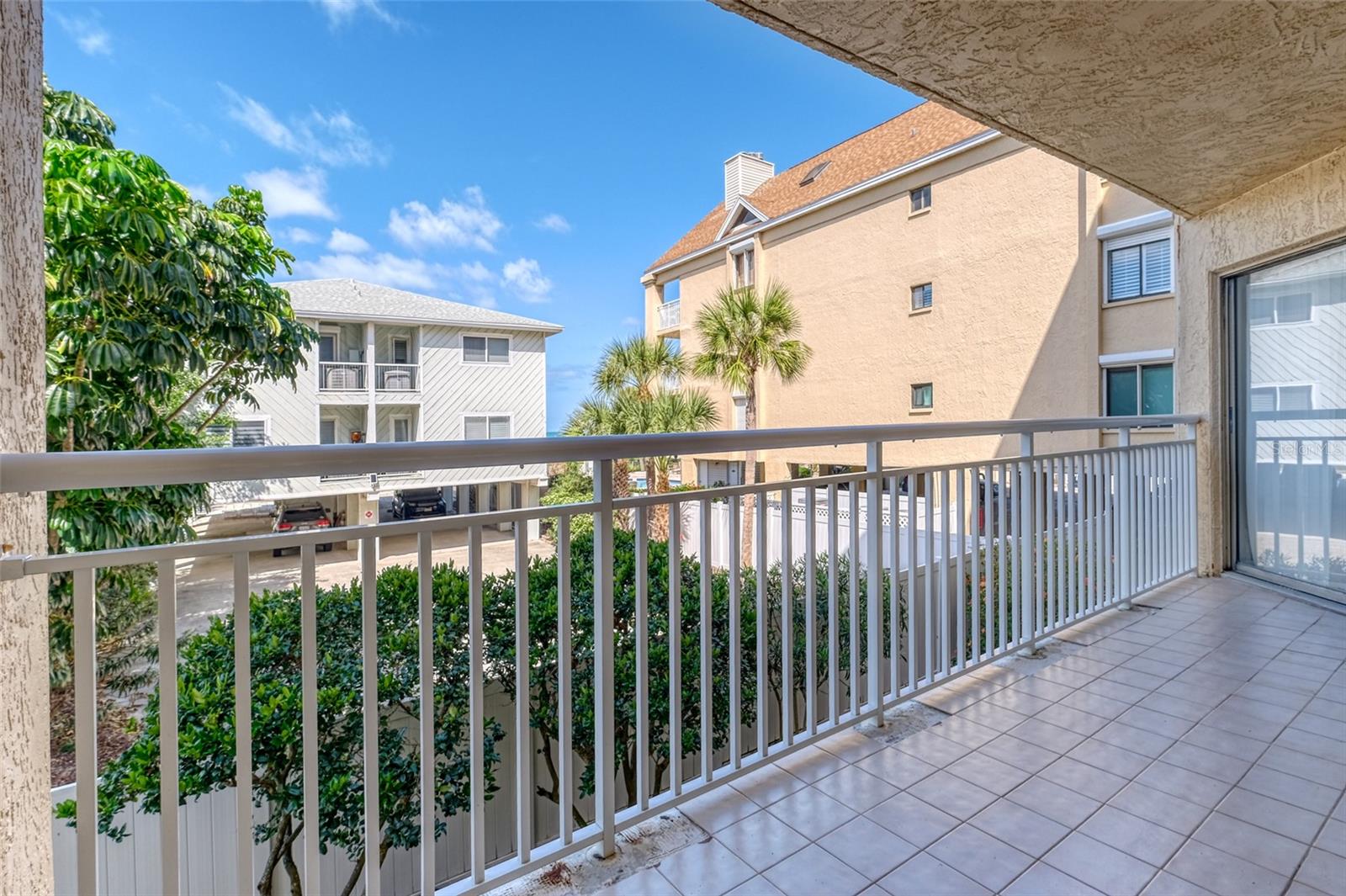 BALCONY view grows and diminishes as the palm trees flourish and diminish Balconies will be restored during the repair process.