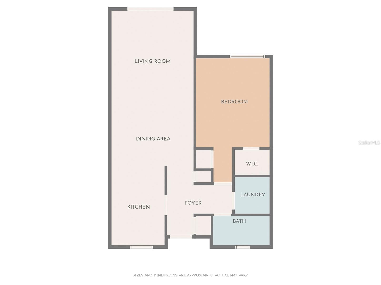 Artist's rendering of floor plan