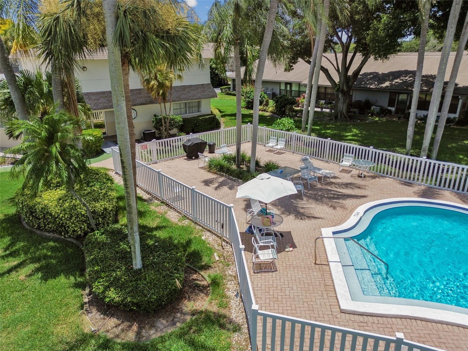 Clubhouse pool and grill