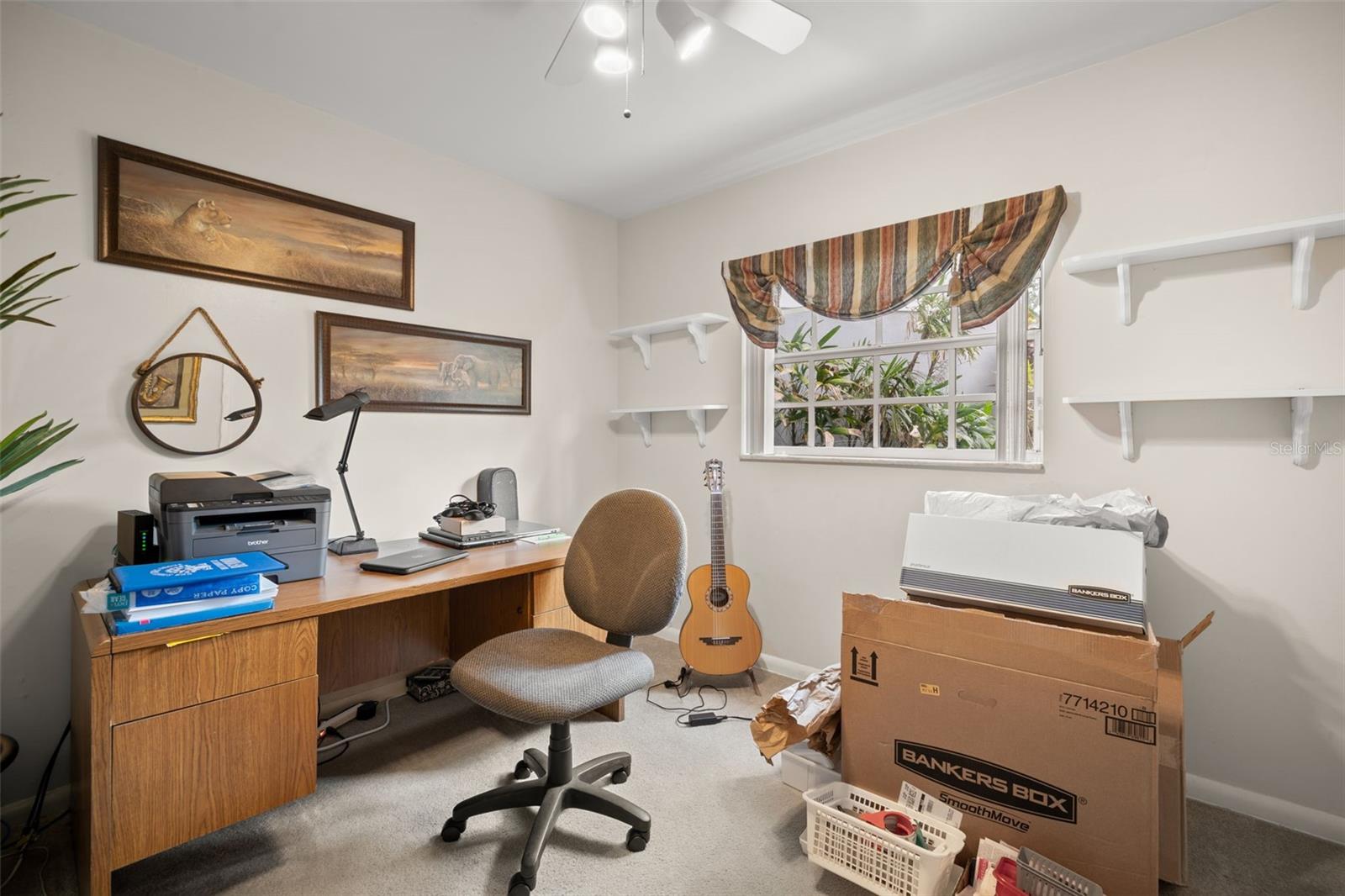 Its a bedroom used as an office.