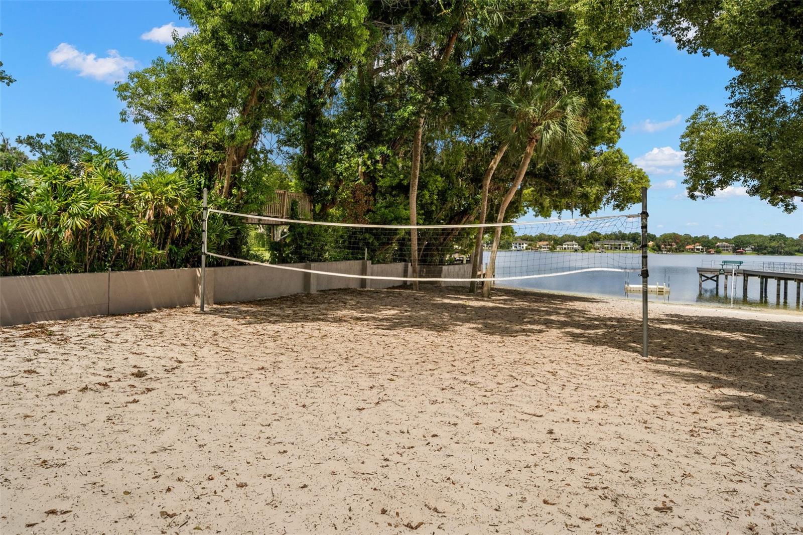 Volleyball on the lake